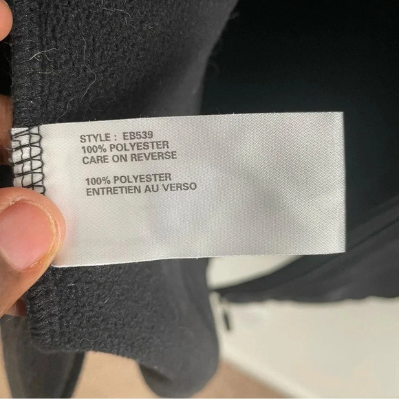 Eddie Bauer jacket women’s full zip black jacket L - Picture 7 of 7